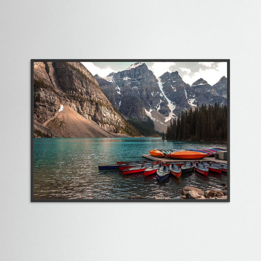 Beautiful Moraine Lake, Alberta in Canada.