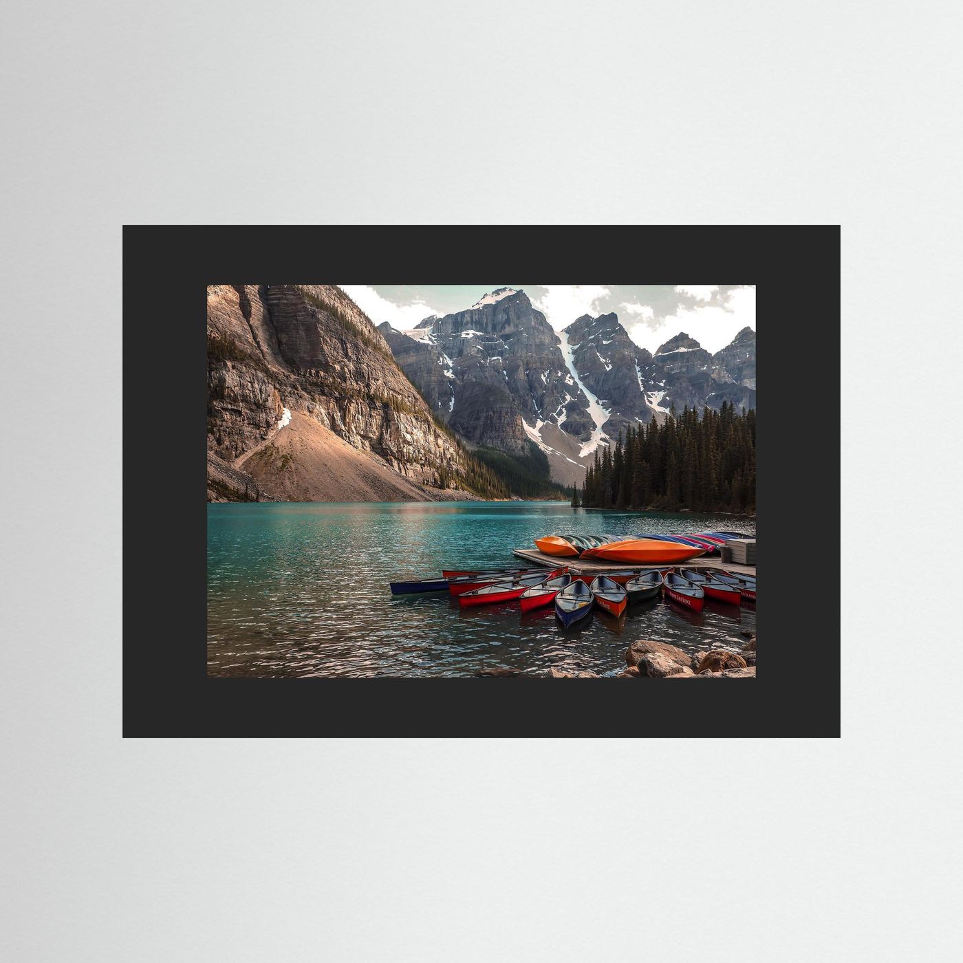 Beautiful Moraine Lake, Alberta in Canada. 