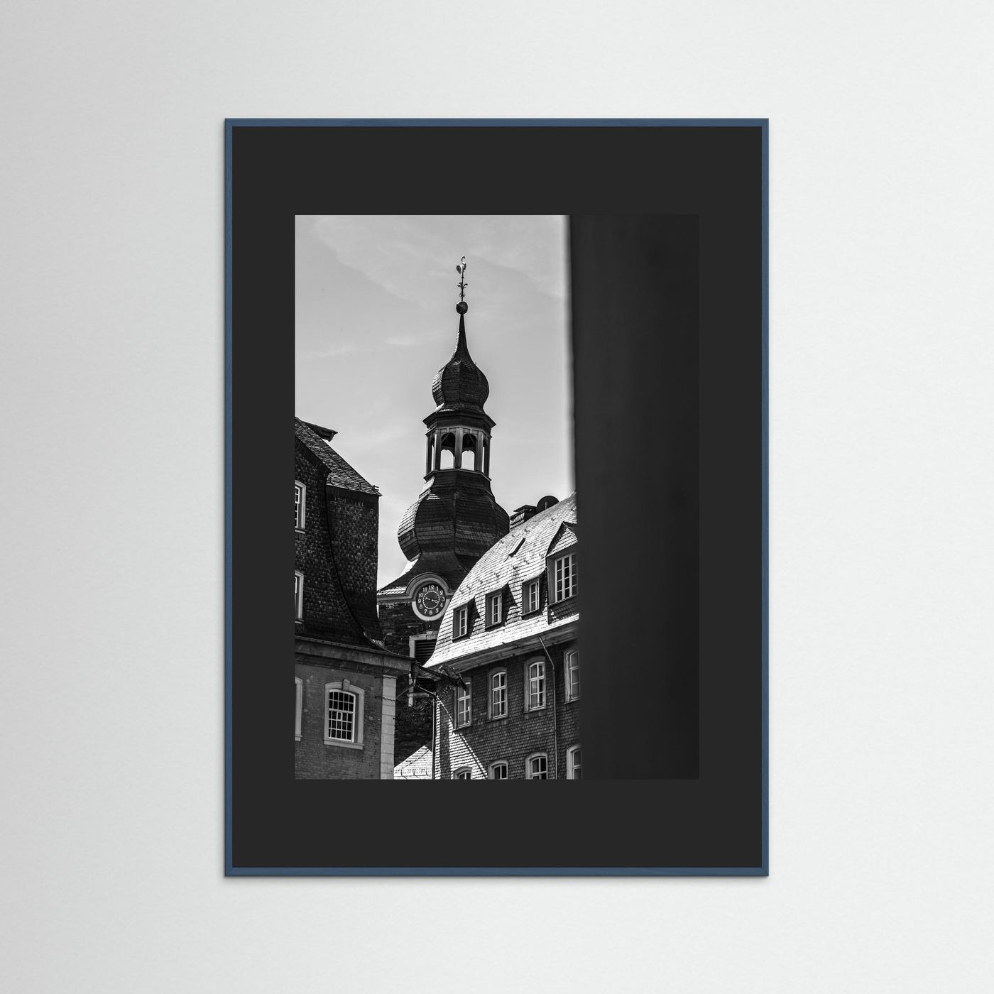Oude kerk in Monschau in Duitsland
