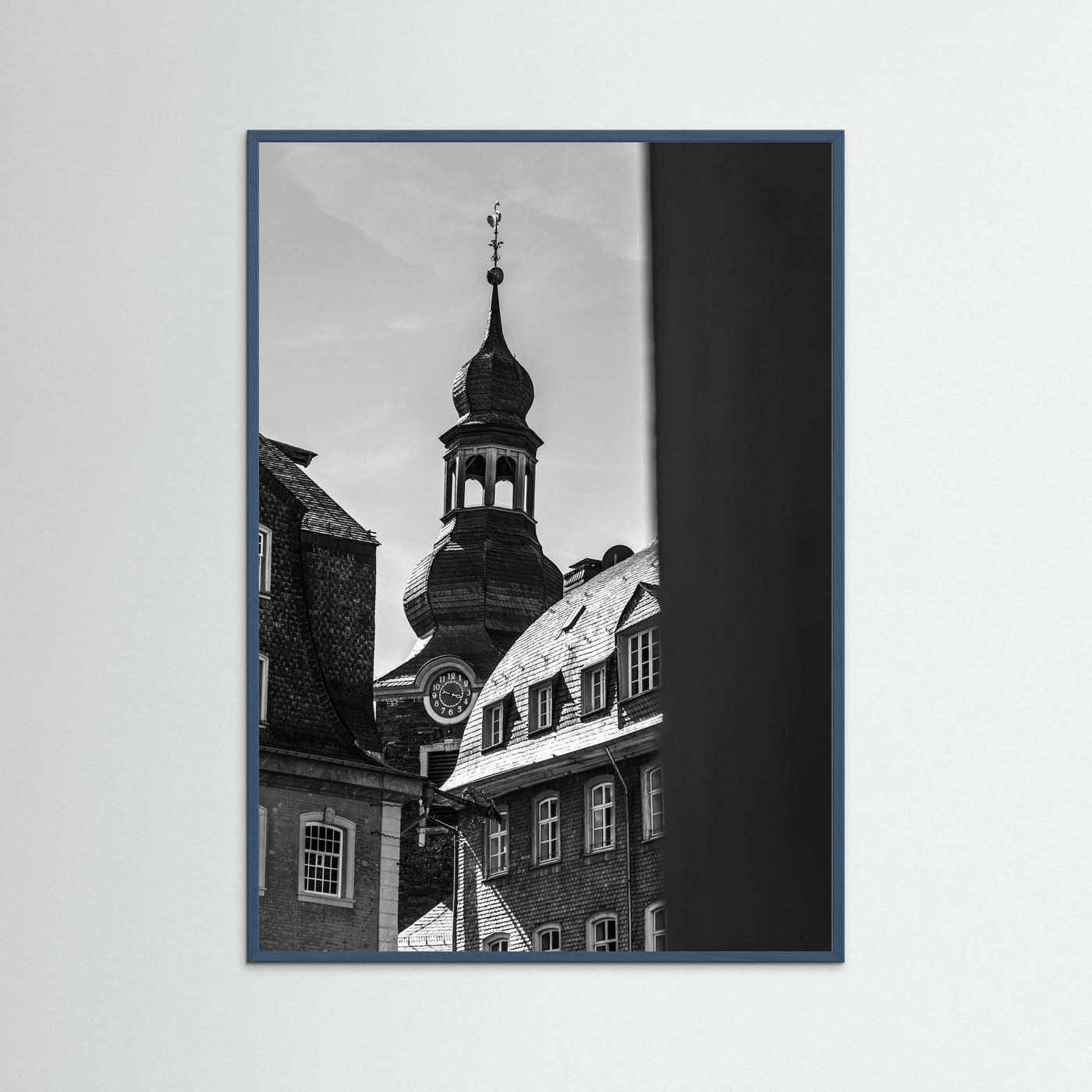 Oude kerk in Monschau in Duitsland